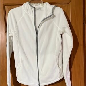 Tek Gear White hooded fleece